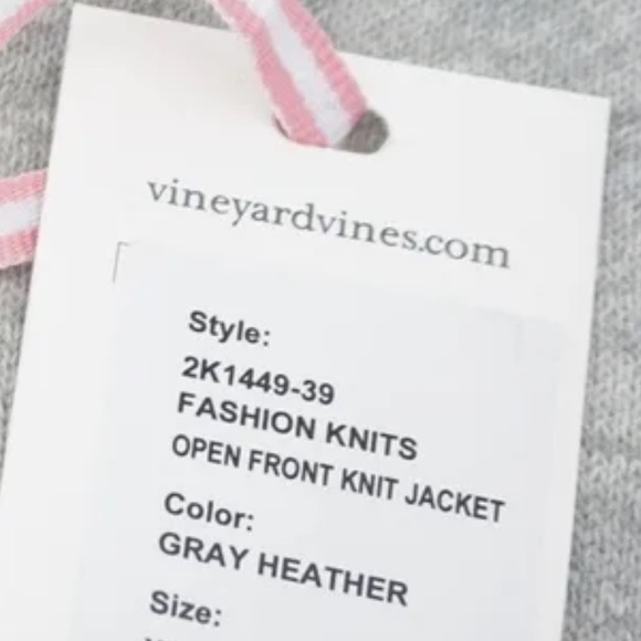 Vineyard Vines Open Front Knit Jacket - Picture 3 of 14